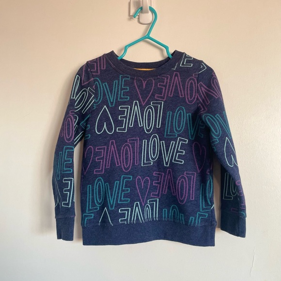 Cat & Jack “Love” Graphic Sweater - Size 3T - Picture 1 of 13